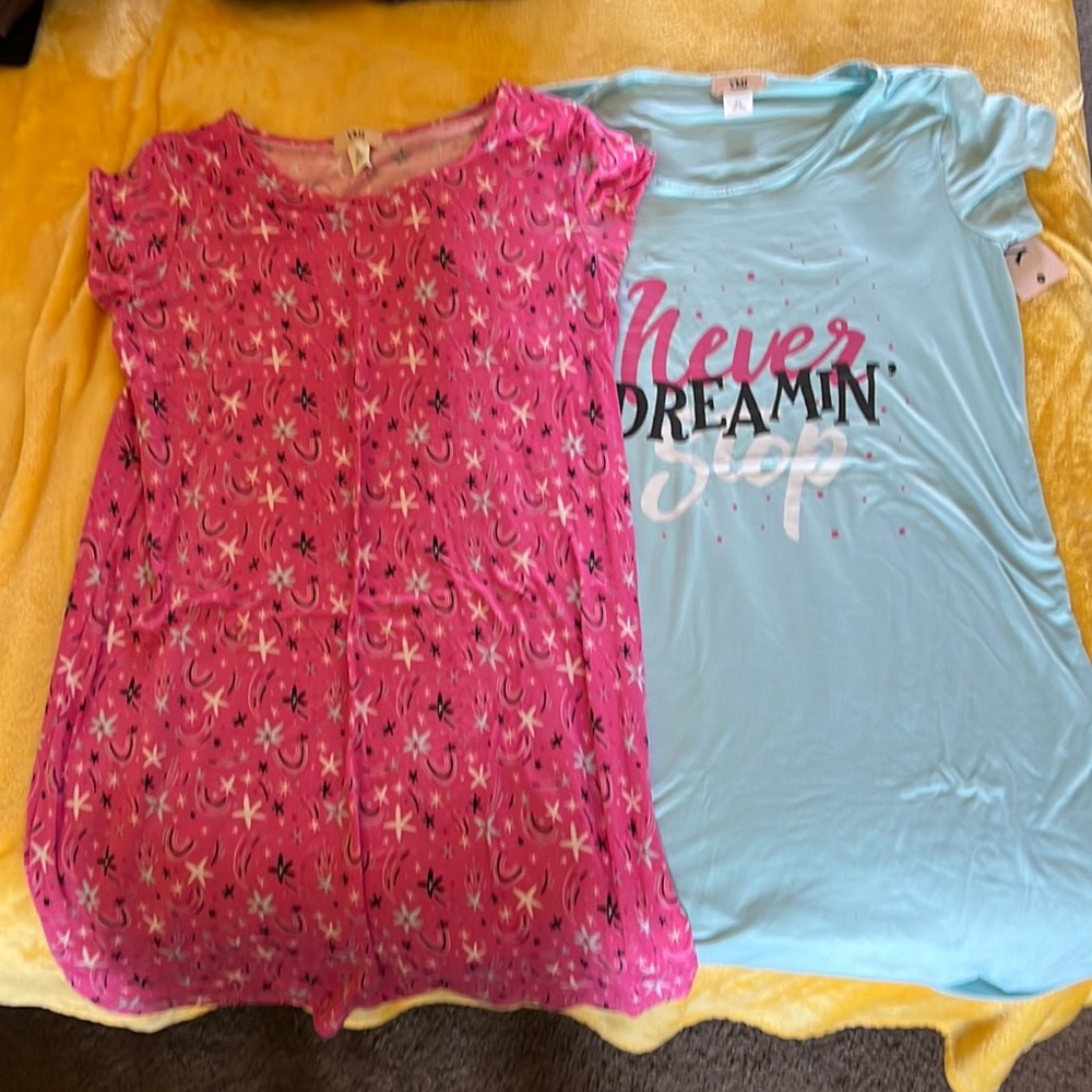 NWT SET OF 2 NIGHTSHIRTS